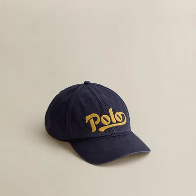 Ralph Lauren 2000 Logo Twill Ball Cap In Blue