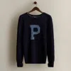 Ralph Lauren 2003 Letter Sweater In Black