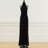 Ralph Lauren 2004 Pierpont Evening Dress In Black