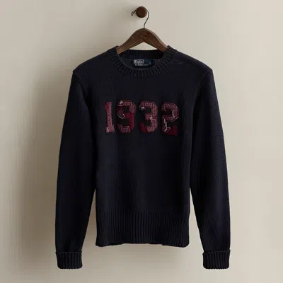 Ralph Lauren 2008 Appliquéd Sweater In Black