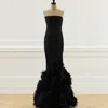 Ralph Lauren 2008 Janna Silk Evening Dress In Black