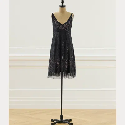 Ralph Lauren 2010 Natalia Cocktail Dress In Black