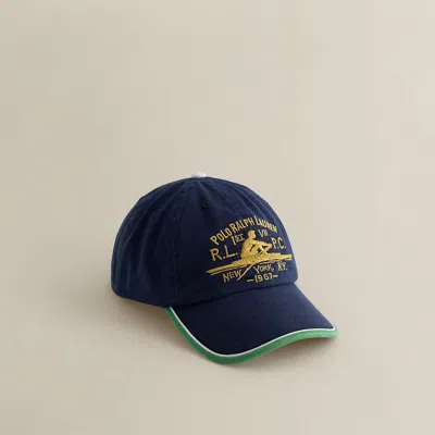 Ralph Lauren 2010 Twill Ball Cap In Blue
