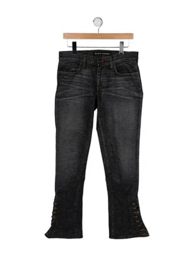 Pre-owned Ralph Lauren 2010's Wide Leg Jeans In Gray
