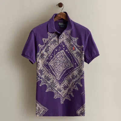 Ralph Lauren 2011 Graphic Polo Shirt In Purple