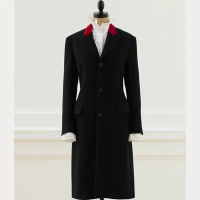 Ralph Lauren 2016 Dawson Wool-cashmere Coat In Black