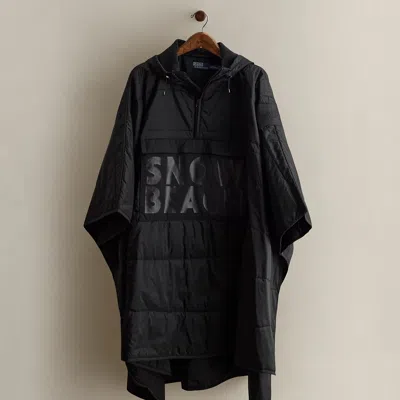 Ralph Lauren 2018 Snow Beach Poncho In Black
