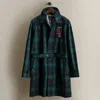 Ralph Lauren 2019 Logo Plaid Jacket In Gold