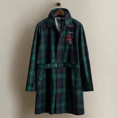 Ralph Lauren 2019 Logo Plaid Jacket In Gold