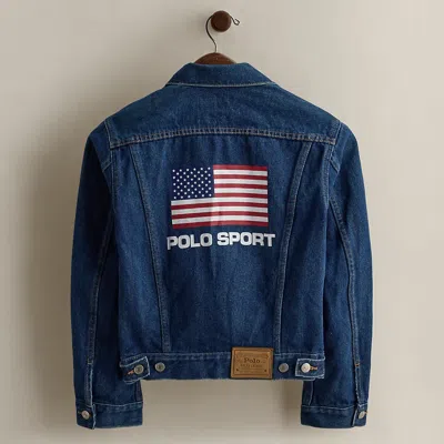 Ralph Lauren 2019 Polo Sport Denim Jacket In Blue