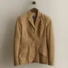 Ralph Lauren 2021 Calfskin Jacket In Brown