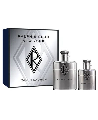 Ralph Lauren 2-piece Club New York Eau De Parfum Gift Set In Silver