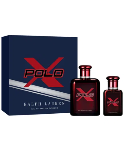 Ralph Lauren 2-piece Polo Red Eau De Parfum Extreme Gift Set In Transparent
