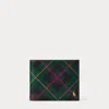 Ralph Lauren 3-in-1 Plaid Leather Wallet In Multi
