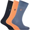 Ralph Lauren 3 Pack Socks Multi In Multi