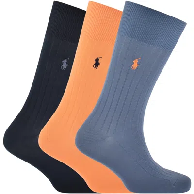 Ralph Lauren 3 Pack Socks Multi