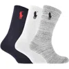 Ralph Lauren 3 Pack Socks Navy In Navy