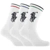 Ralph Lauren 3 Pack Socks White In White
