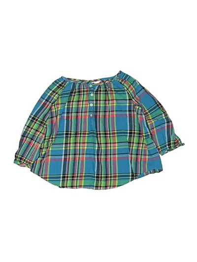Pre-owned Ralph Lauren Kids' 3/4 Sleeve Blouse In Blue