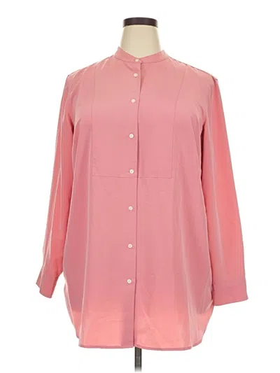 Pre-owned Ralph Lauren 3/4 Sleeve Blouse In Pink