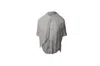 Polo Ralph Lauren 3/4 Sleeves Draped Oversized Collar Blouse In White Cotton In White