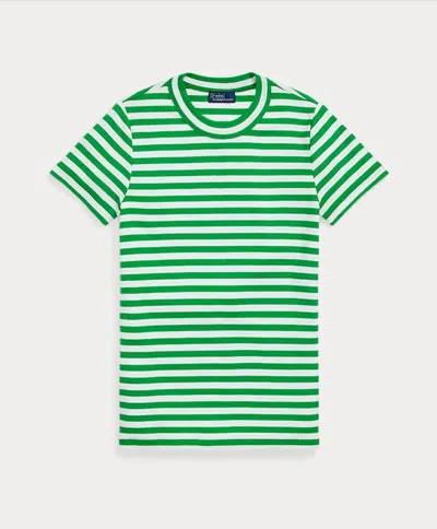 Ralph Lauren 36/1 Yd Cir 1x1 Rib-ssl-tsh In Green