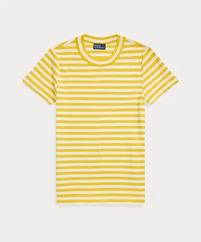 Ralph Lauren 36/1 Yd Cir 1x1 Rib-ssl-tsh In Yellow