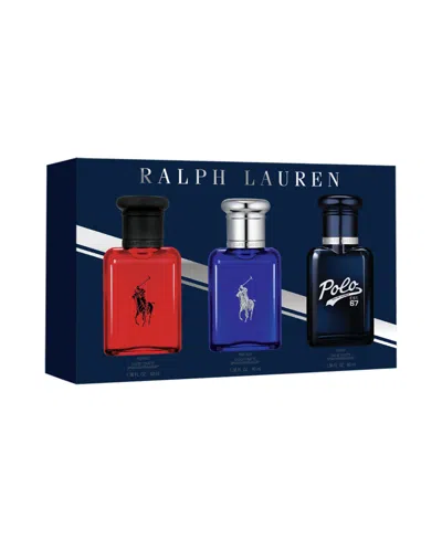 Ralph Lauren 3-pc. World Of Polo Eau De Toilette Gift Set In Transparent