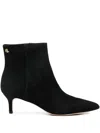 Ralph Lauren Mckay Suede Bootie Heel In Animal Print