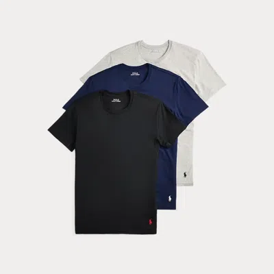 Ralph Lauren 4d-flex Cooling Crew Undershirt 3-pack In Multi