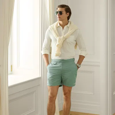Ralph Lauren 5-inch Mayfair Swim Trunk In Green