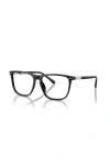 Ralph Lauren 53mm Square Optical Glasses In Black