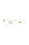 Ralph Lauren 54mm Butterfly Optical Glasses In Gold