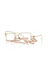 Ralph Lauren 54mm Butterfly Optical Glasses In Gold