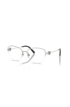 Ralph Lauren 54mm Butterfly Optical Glasses In Metallic