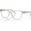 Ralph Lauren 54mm Cat Eye Optical Glasses In Gray