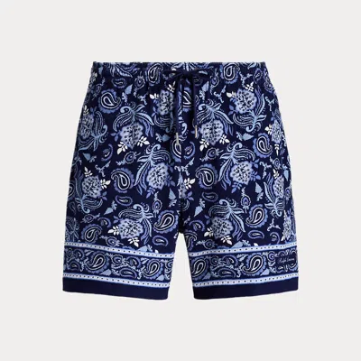 Ralph Lauren 5.5-inch Paisley-print Terry Short In Multi