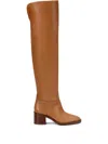 Ralph Lauren 55mm Barnet Leather Knee-high Boots In Brown
