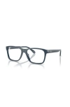 Ralph Lauren 56mm Rectangle Optical Glasses In Blue