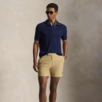 Ralph Lauren 5.75-inch Monaco Swim Trunk In Neutral