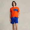 Ralph Lauren 5.75-inch Traveler Classic Swim Trunk In Orange