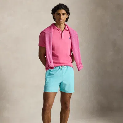 Ralph Lauren 5.75-inch Traveler Classic Swim Trunk In Blue