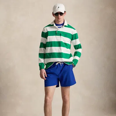 Ralph Lauren 5.75-inch Traveler Classic Swim Trunk In Blue