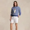 Polo Ralph Lauren 6-inch Polo Prepster Linen Short In Ceramic White