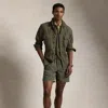 Polo Ralph Lauren 6-inch Polo Prepster Linen Short In Thermal Green