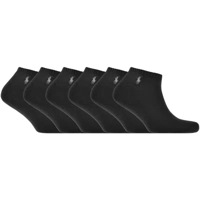 Ralph Lauren 6 Pack Socks Black