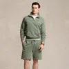 Ralph Lauren 6.5-inch Loopback Fleece Short In Cargo Green