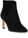 Ralph Lauren Isabelle Womens Zipper Leather Ankle Boots In Black