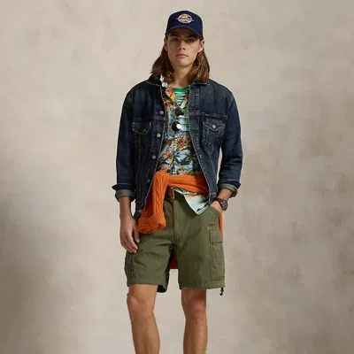 Ralph Lauren 8-inch Classic Fit Ripstop Cargo Short In Green