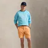Ralph Lauren 8.5-inch Classic Fit Linen-cotton Short In Poppy